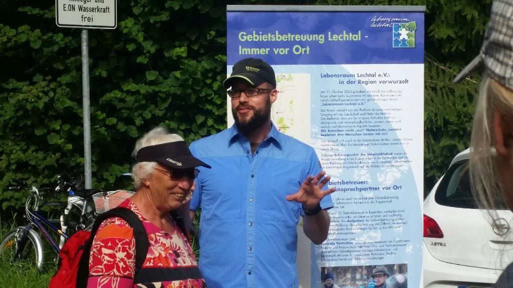 Traudl Manka und Stephan Günther sprechen über den Lech.
