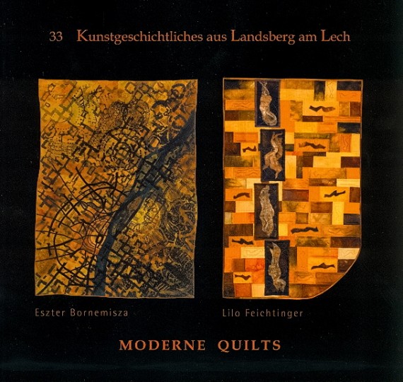 Titelbild von &quot;Moderne Quilts&quot; mit Abbiuldung zweier Quilts in Ertönen